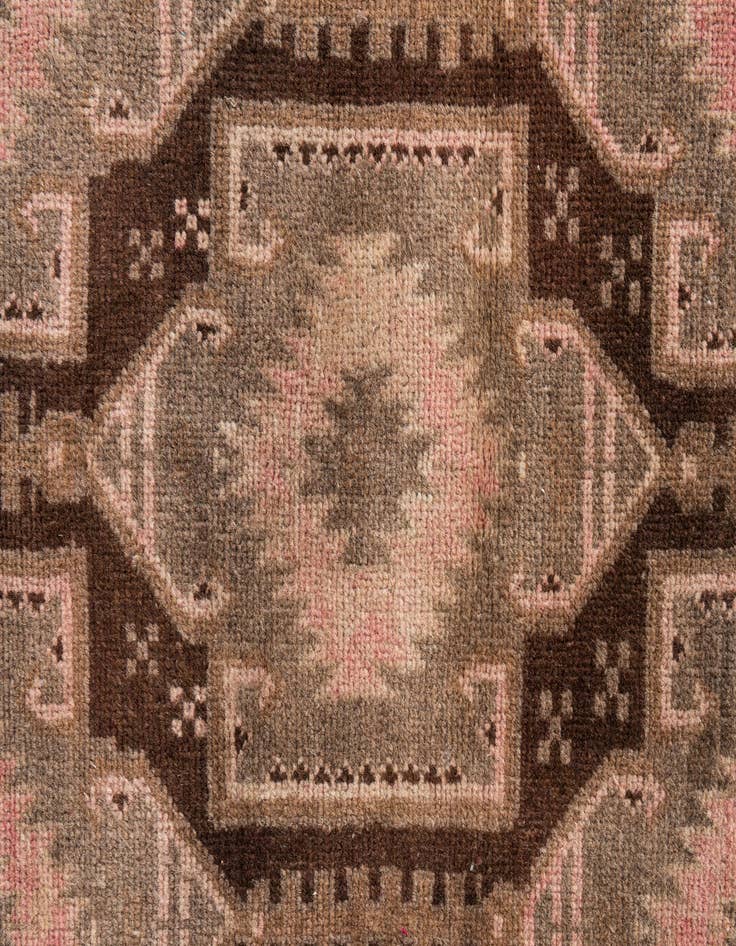 Detail image of  3' 8 x 6' 4  Hand Knotted Ultra Vintage Persian Wool Rug