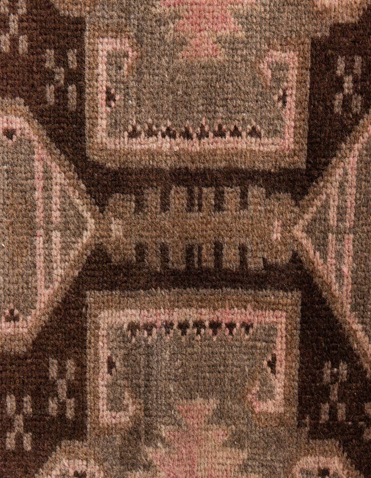 Detail image of  3' 8 x 6' 4  Hand Knotted Ultra Vintage Persian Wool Rug