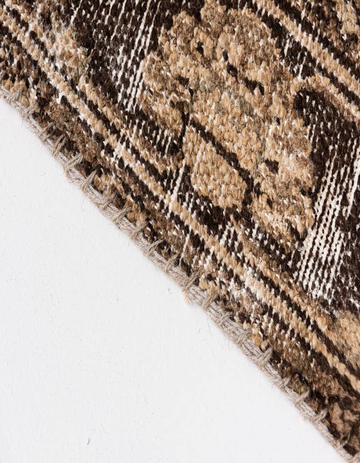 Detail image of  6' 8 x 9' 7  Hand Knotted Ultra Vintage Persian Wool Rug