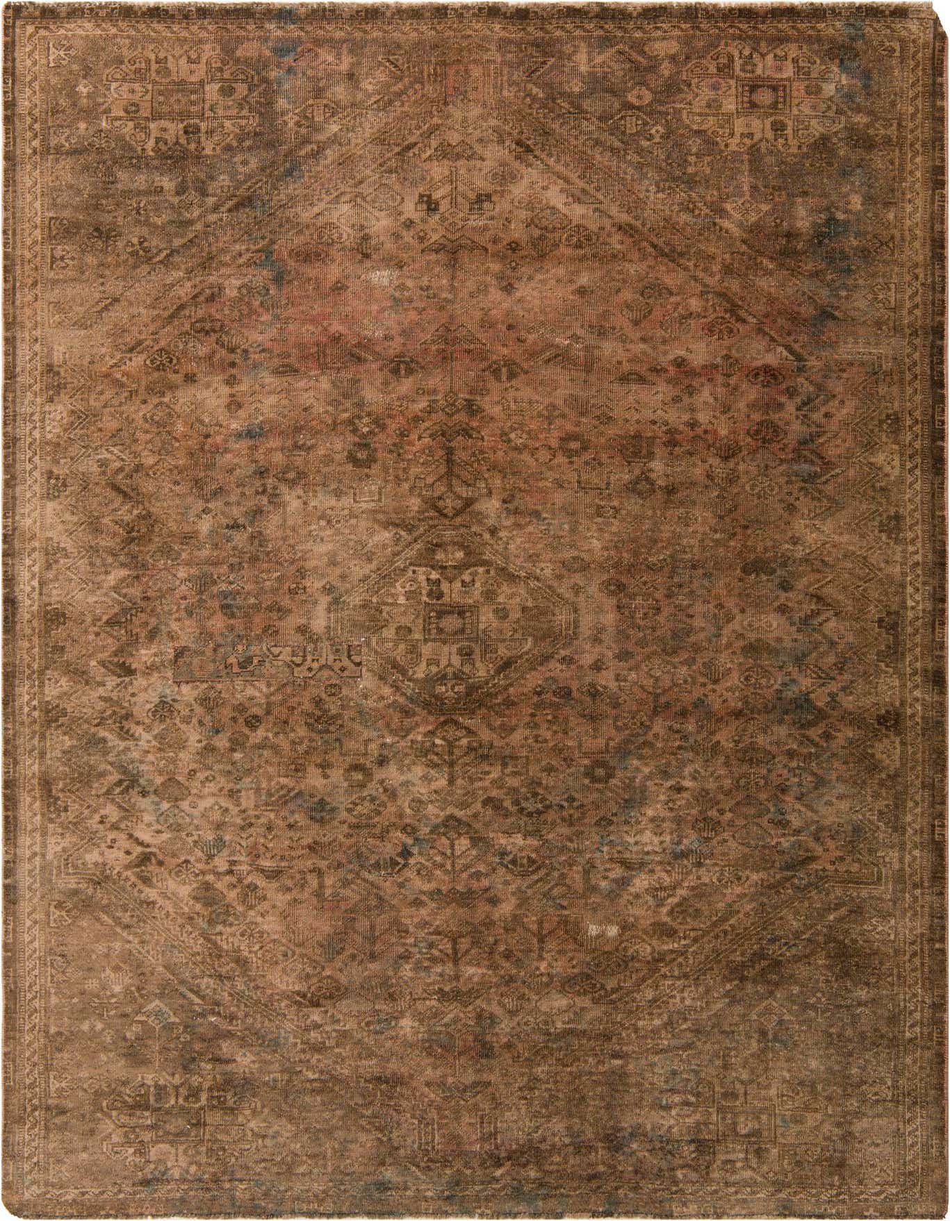 Primary image  6' 5 x 9' 1  Hand Knotted Ultra Vintage Persian Wool Rug