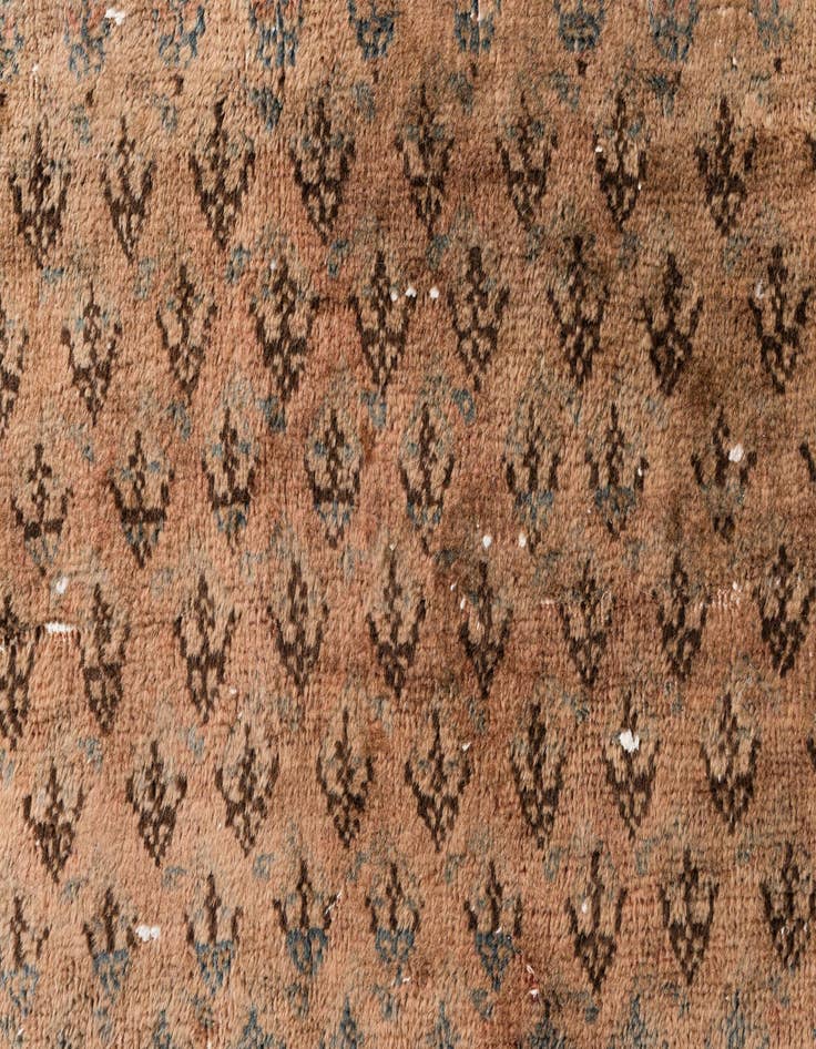 Detail image of  4' 8 x 8' 3  Hand Knotted Ultra Vintage Persian Wool Rug