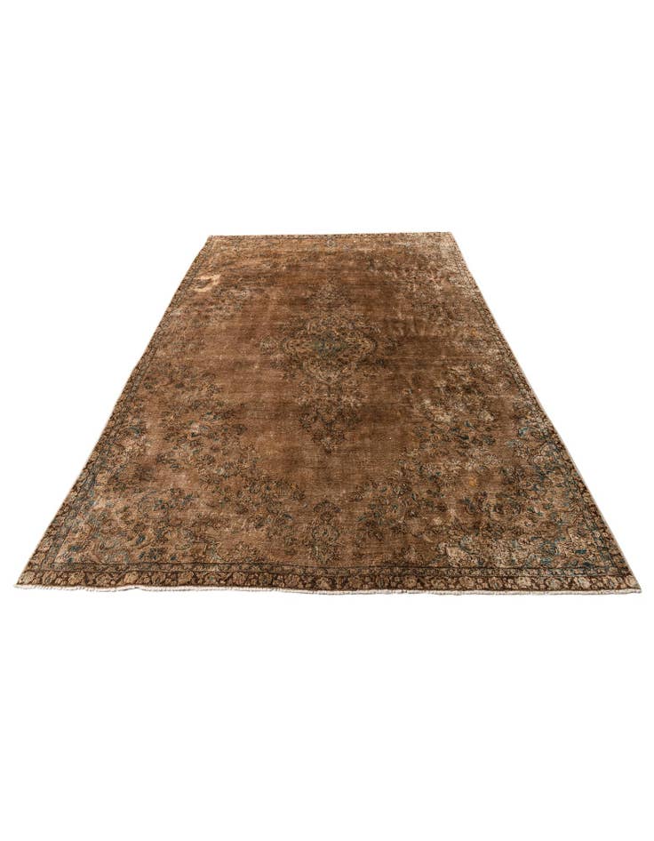 Detail image of  7' 8 x 11' 2  Hand Knotted Ultra Vintage Persian Wool Rug