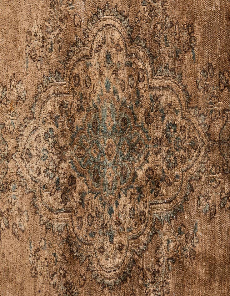 Detail image of  7' 8 x 11' 2  Hand Knotted Ultra Vintage Persian Wool Rug