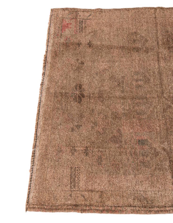 Detail image of  2' 10 x 4' 8  Hand Knotted Ultra Vintage Persian Wool Rug