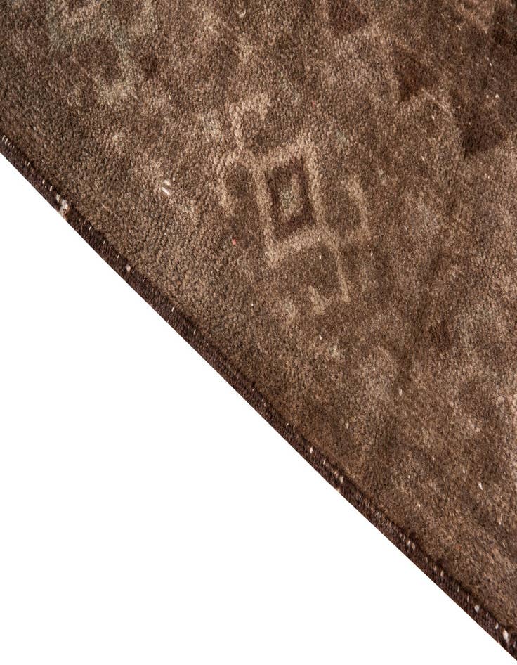 Detail image of  3' 8 x 6'  Hand Knotted Ultra Vintage Persian Wool Rug