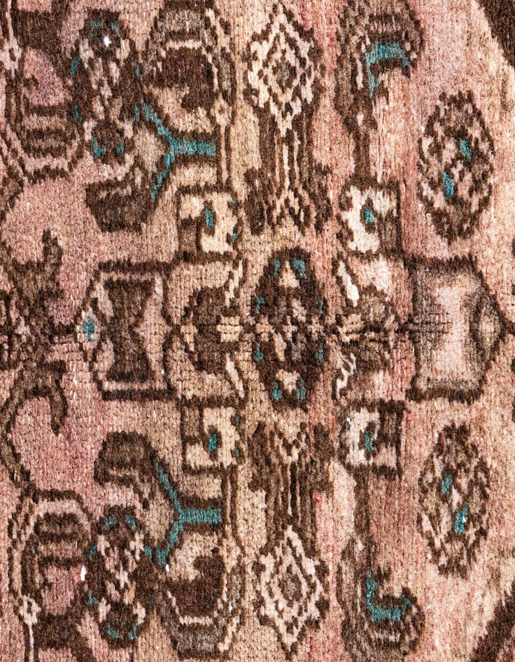 Detail image of  3' 4 x 5' 10  Hand Knotted Ultra Vintage Persian Wool Rug