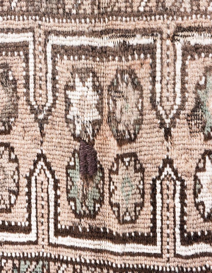 Detail image of  3' 4 x 6' 3  Hand Knotted Ultra Vintage Persian Wool Rug