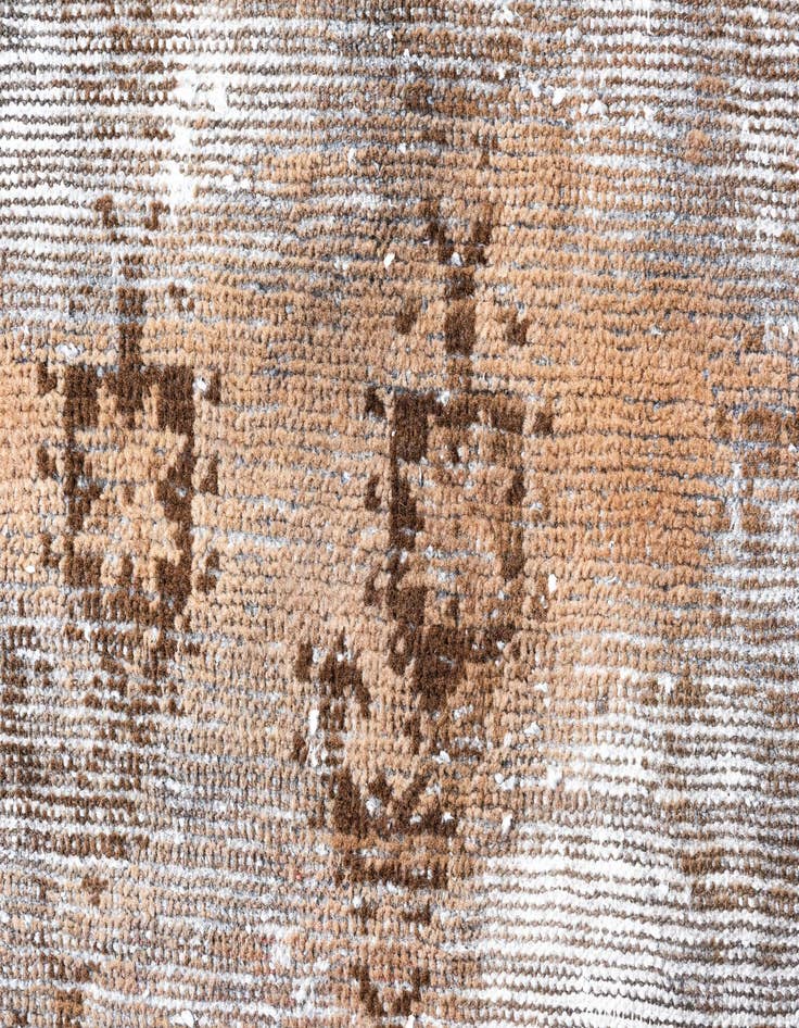 Detail image of  3' 4 x 5' 9  Hand Knotted Ultra Vintage Persian Wool Rug