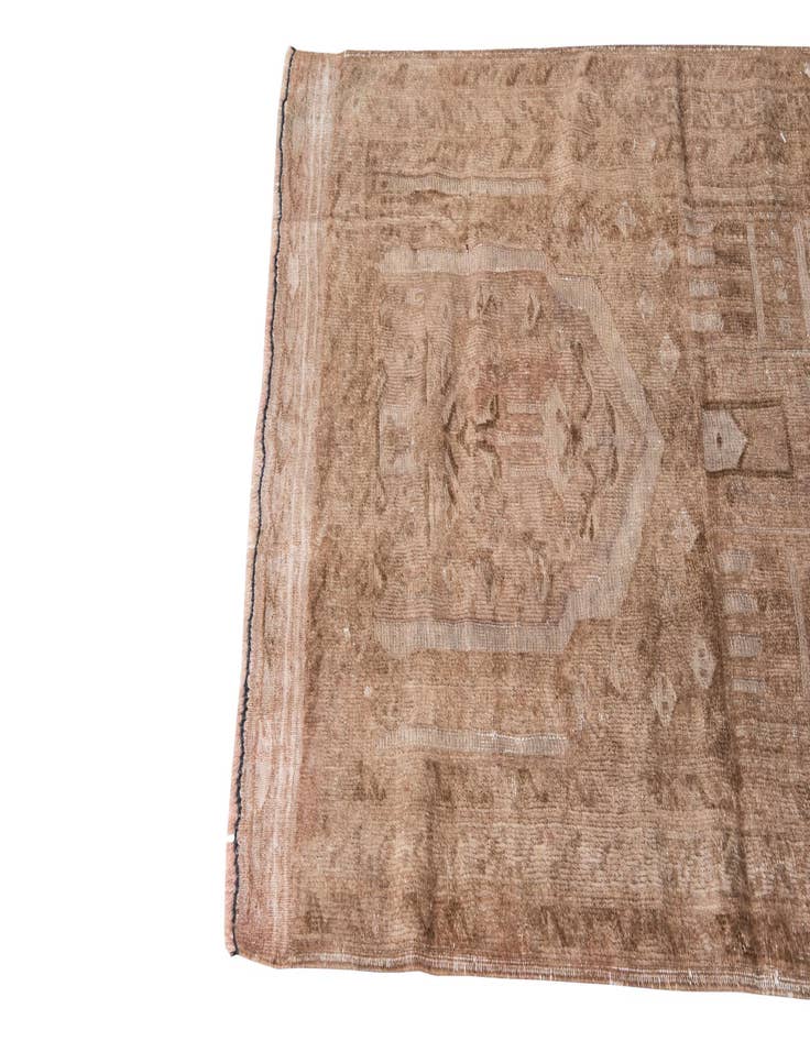 Detail image of  3' 1 x 4' 3  Hand Knotted Ultra Vintage Persian Wool Rug