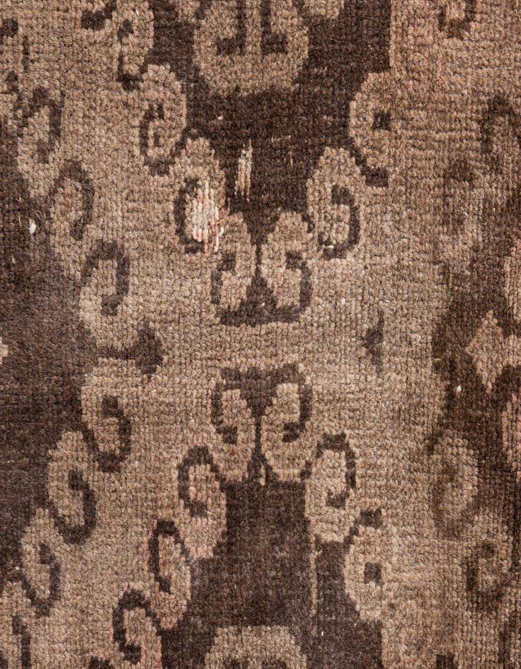 Detail image of  3' 7 x 6' 2  Hand Knotted Ultra Vintage Persian Wool Rug