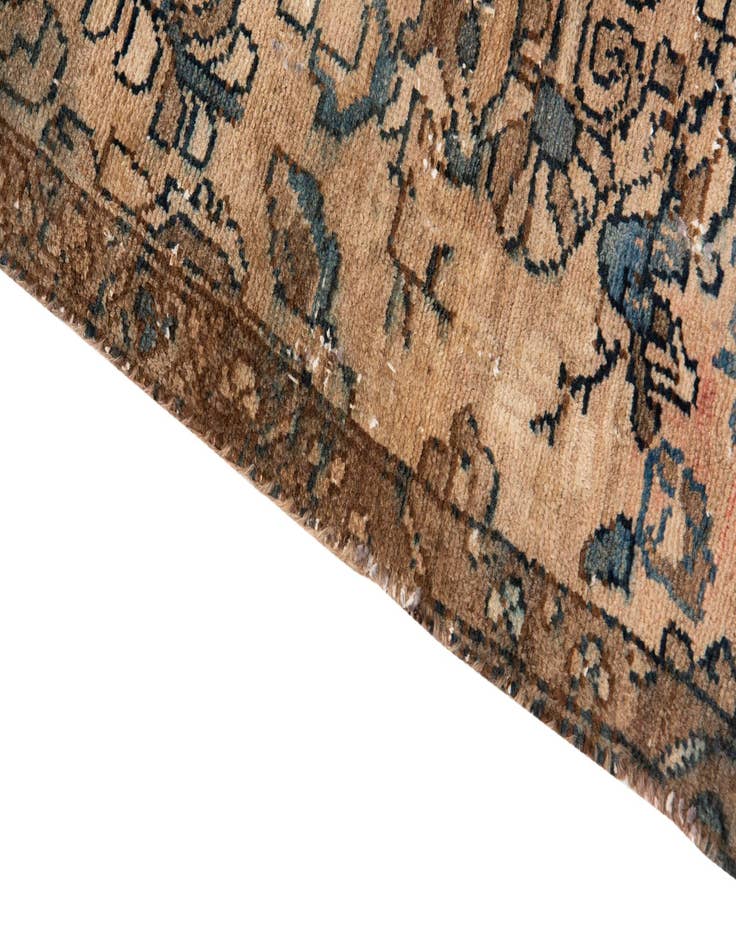 Detail image of  3' 6 x 6' 8  Hand Knotted Ultra Vintage Persian Wool Rug