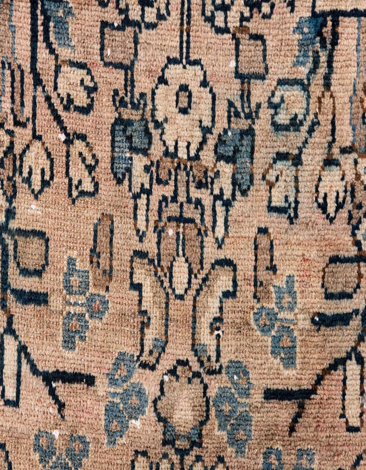 Detail image of  3' 6 x 6' 8  Hand Knotted Ultra Vintage Persian Wool Rug