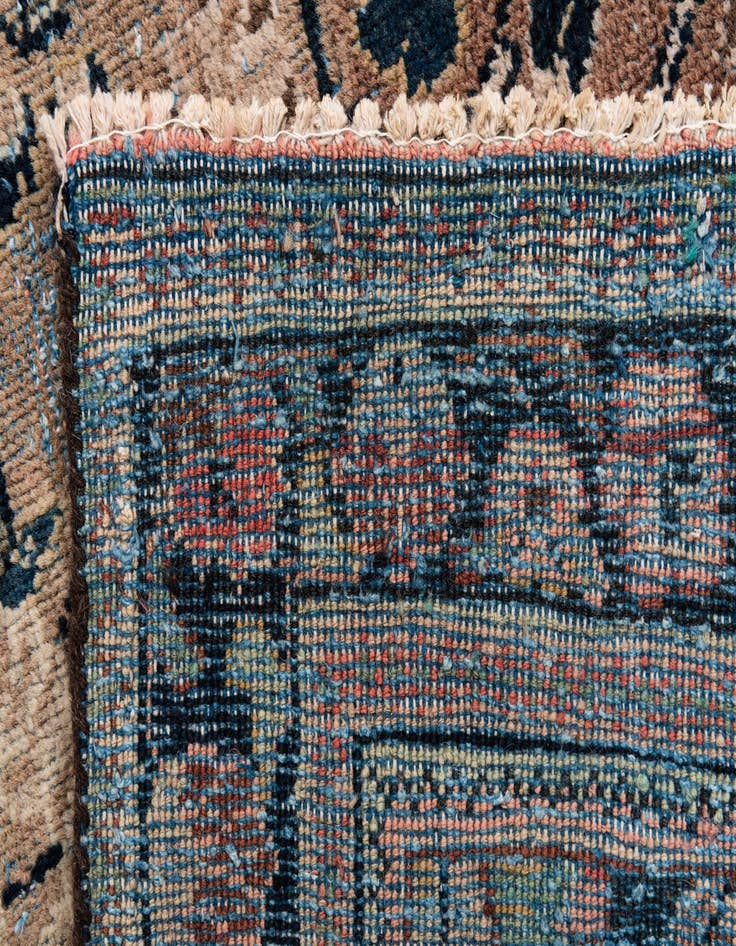 Detail image of  4' 2 x 5' 5  Hand Knotted Ultra Vintage Persian Wool Rug