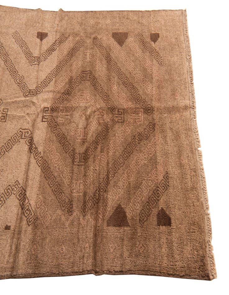 Detail image of  3' 9 x 6' 2  Hand Knotted Ultra Vintage Persian Wool Rug