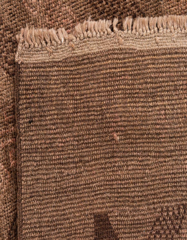 Detail image of  3' 9 x 6' 2  Hand Knotted Ultra Vintage Persian Wool Rug