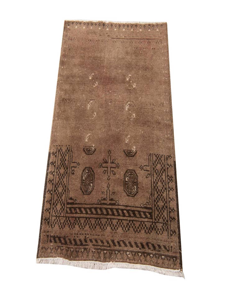 Detail image of  2' 8 x 3' 6  Hand Knotted Ultra Vintage Persian Wool Rug