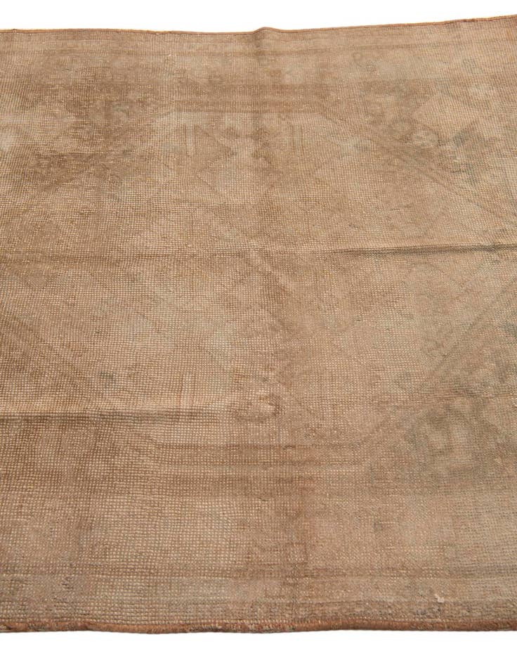 Detail image of  4' 3 x 6' 2  Hand Knotted Ultra Vintage Persian Wool Rug