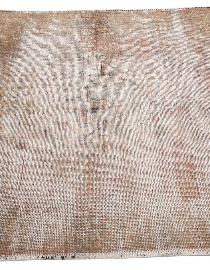 Detail image of  4' 1 x 6' 4  Hand Knotted Ultra Vintage Persian Wool Rug