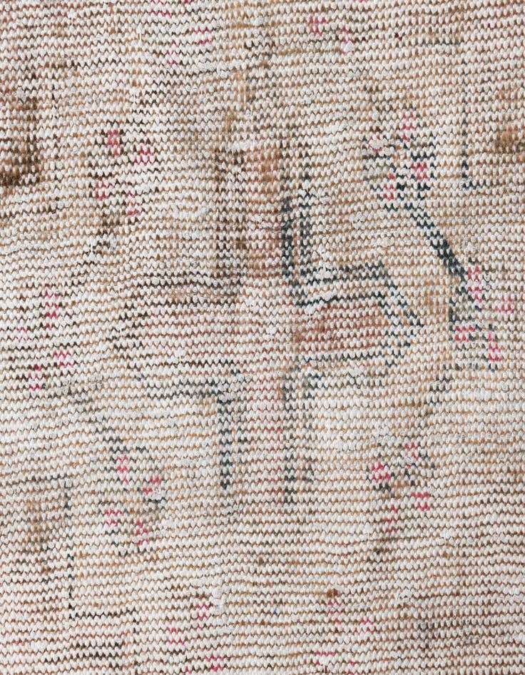 Detail image of  4' 1 x 6' 4  Hand Knotted Ultra Vintage Persian Wool Rug