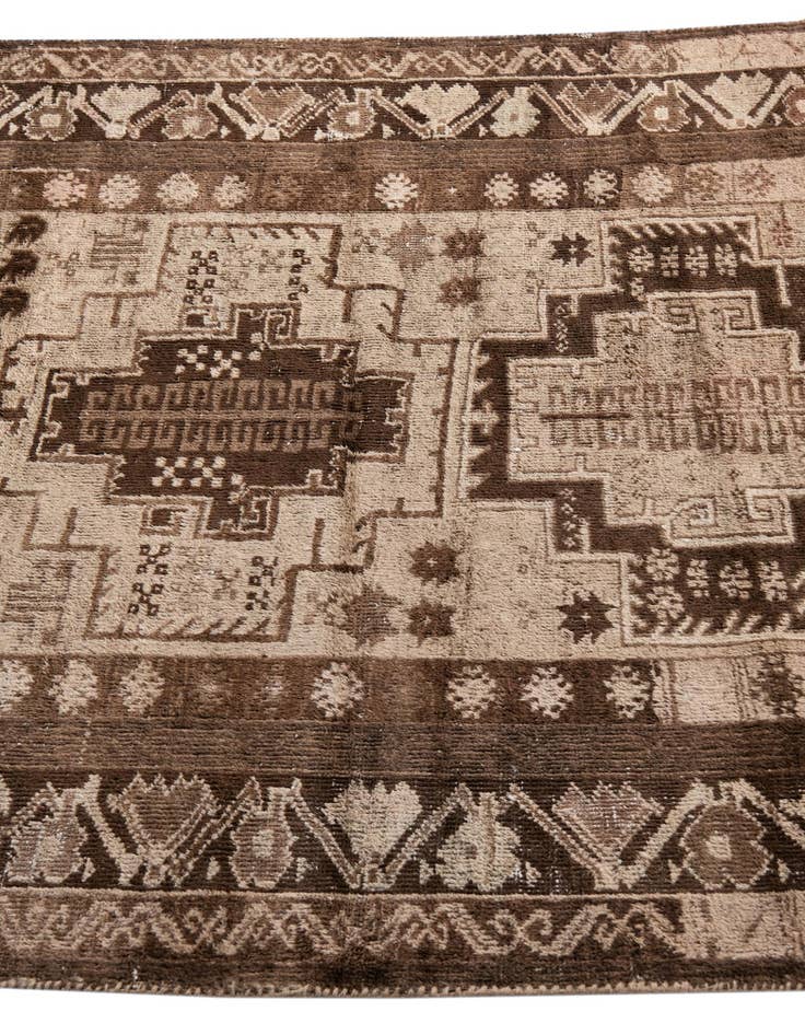 Detail image of  3' 6 x 6' 1  Hand Knotted Ultra Vintage Persian Wool Rug