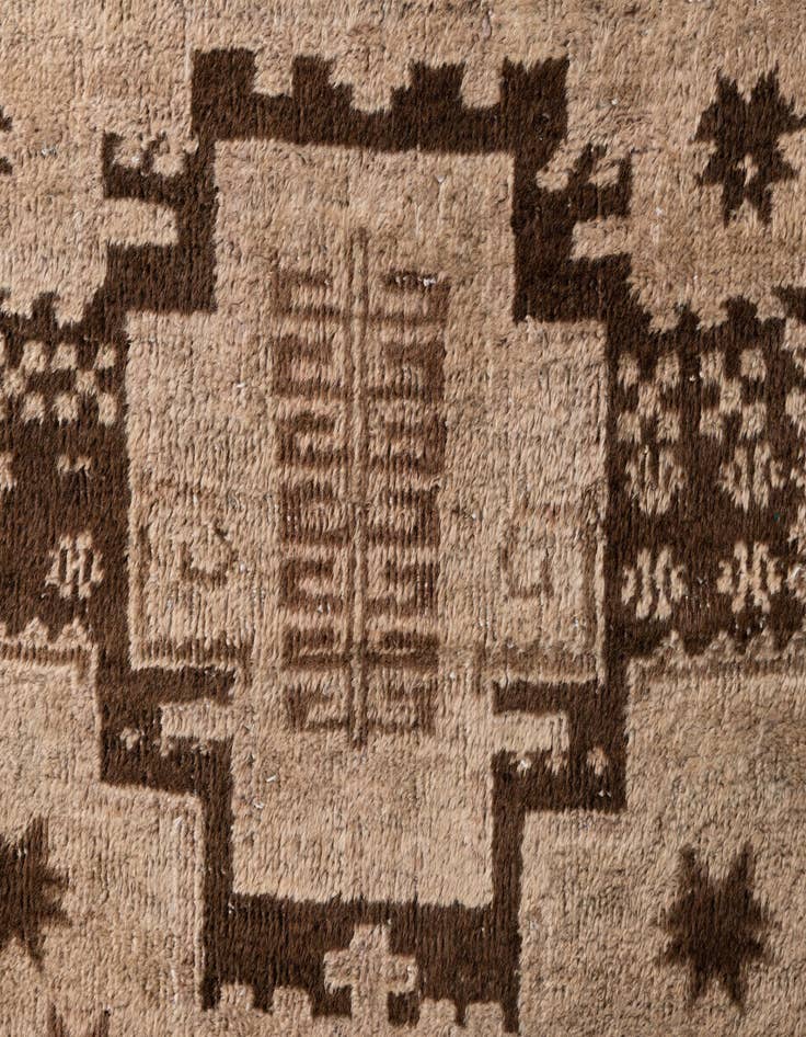 Detail image of  3' 6 x 6' 1  Hand Knotted Ultra Vintage Persian Wool Rug