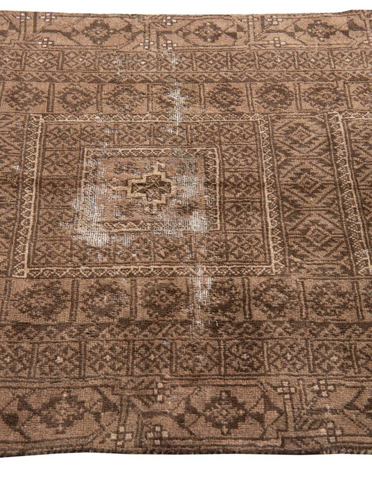 Detail image of  3' 5 x 6' 2  Hand Knotted Ultra Vintage Persian Wool Rug