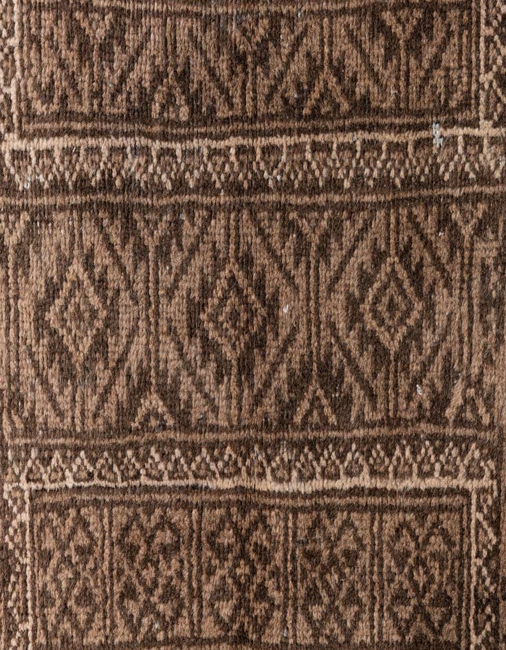 Detail image of  3' 5 x 6' 2  Hand Knotted Ultra Vintage Persian Wool Rug