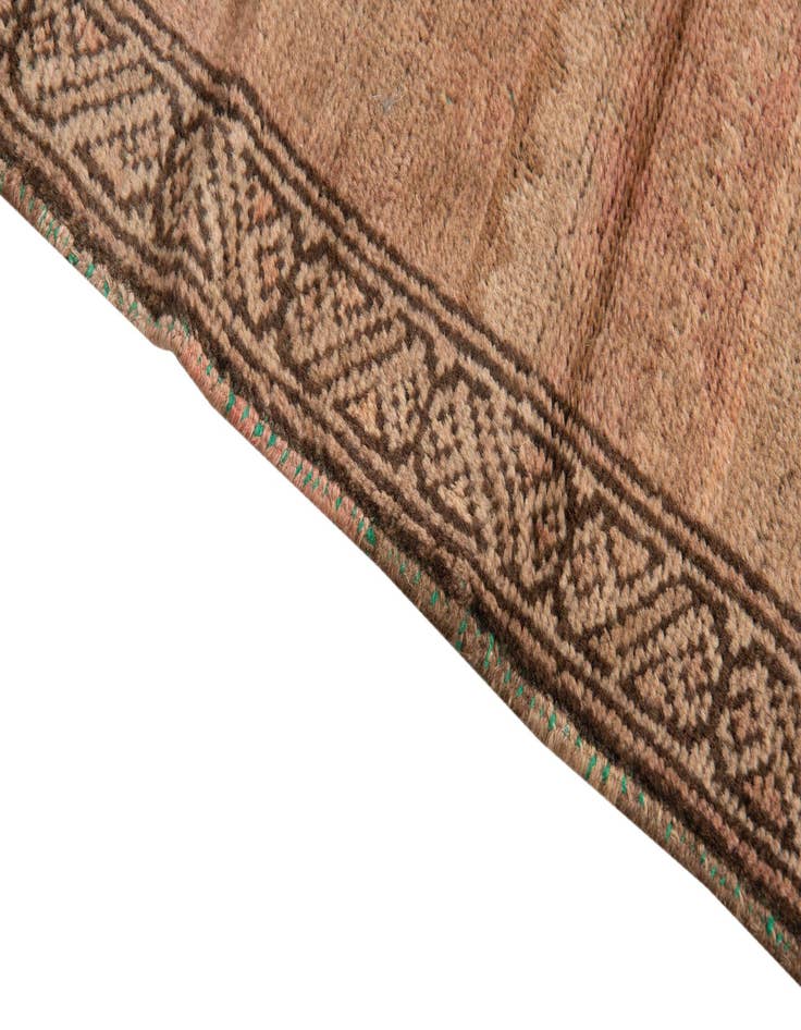 Detail image of  2' 9 x 4' 3  Hand Knotted Ultra Vintage Persian Wool Rug