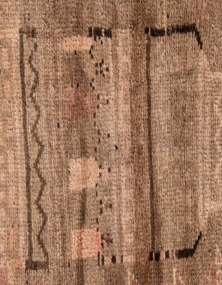 Detail image of  2' 9 x 4' 3  Hand Knotted Ultra Vintage Persian Wool Rug