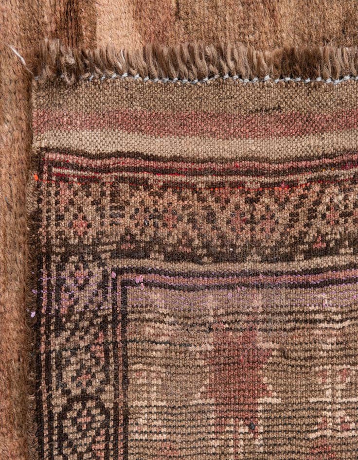 Detail image of  2' 9 x 4' 3  Hand Knotted Ultra Vintage Persian Wool Rug