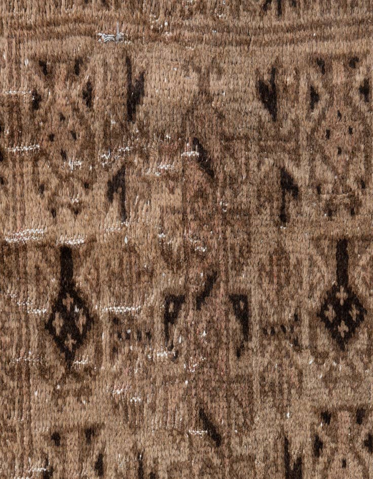 Detail image of  2' 10 x 4' 4  Hand Knotted Ultra Vintage Persian Wool Rug