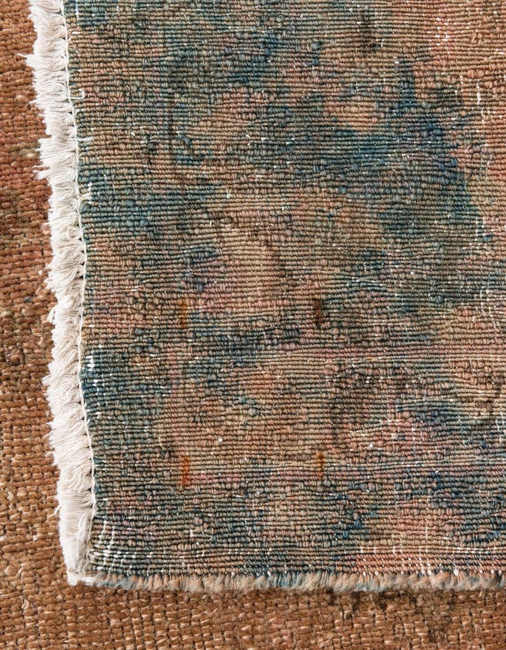 Detail image of  4' 3 x 7' 6  Hand Knotted Ultra Vintage Persian Wool Rug