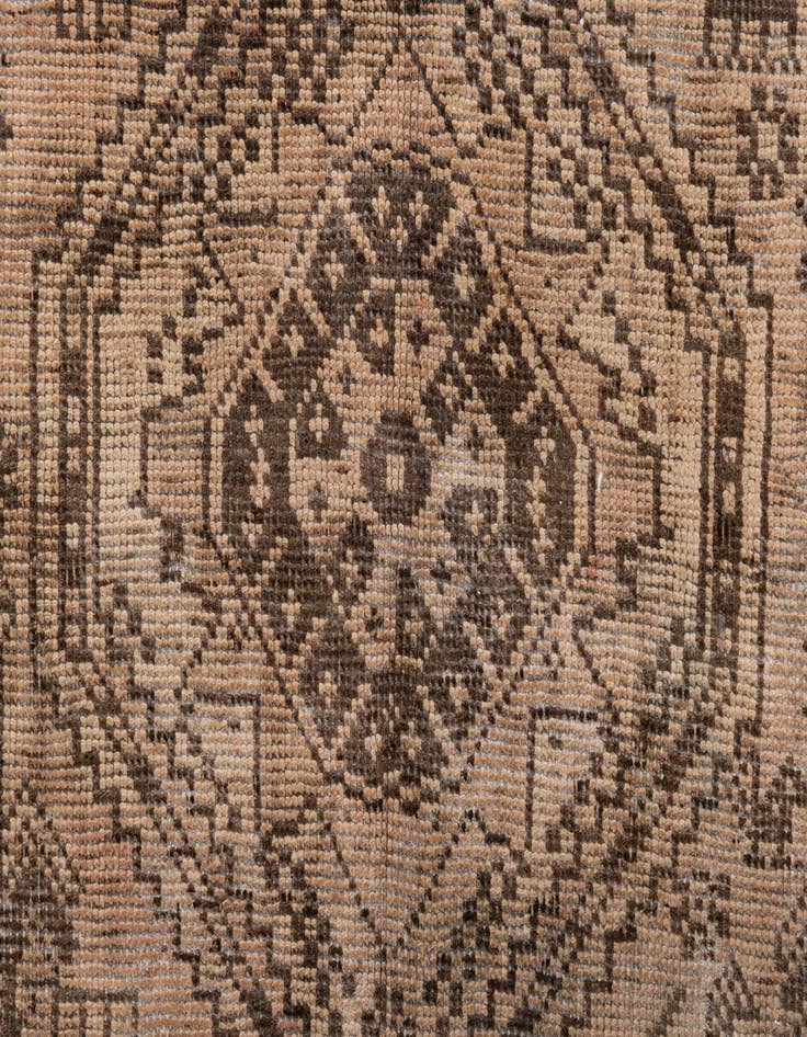 Detail image of  4' 4 x 6' 3  Hand Knotted Ultra Vintage Persian Wool Rug