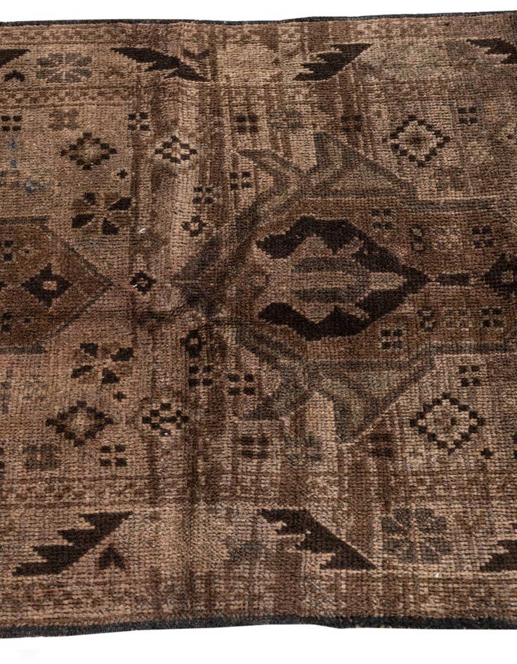 Detail image of  2' 5 x 4' 1  Hand Knotted Ultra Vintage Persian Wool Rug