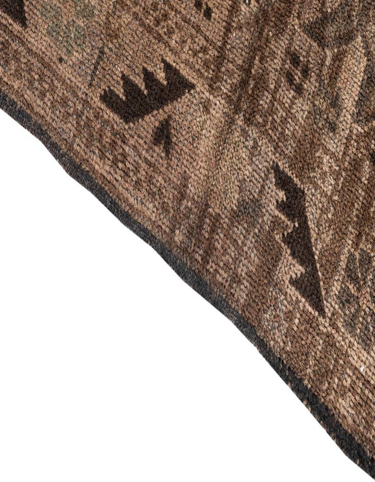 Detail image of  2' 5 x 4' 1  Hand Knotted Ultra Vintage Persian Wool Rug