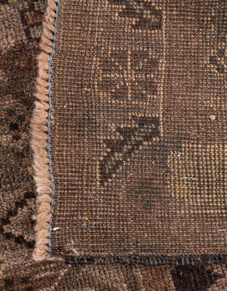 Detail image of  2' 5 x 4' 1  Hand Knotted Ultra Vintage Persian Wool Rug