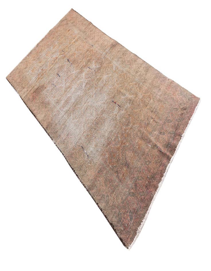 Detail image of  3' 4 x 6' 2  Hand Knotted Ultra Vintage Persian Wool Rug