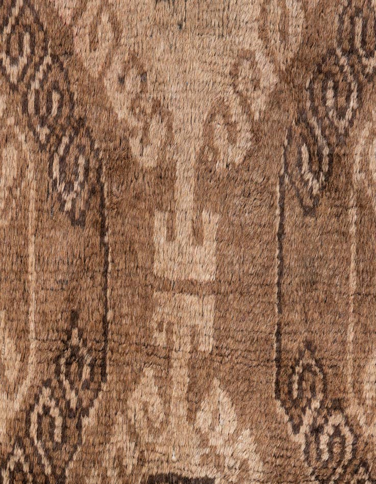 Detail image of  3' 6 x 6' 5  Hand Knotted Ultra Vintage Persian Wool Rug