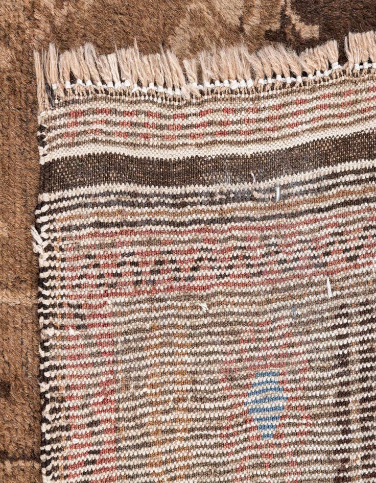 Detail image of  3' 6 x 6' 5  Hand Knotted Ultra Vintage Persian Wool Rug