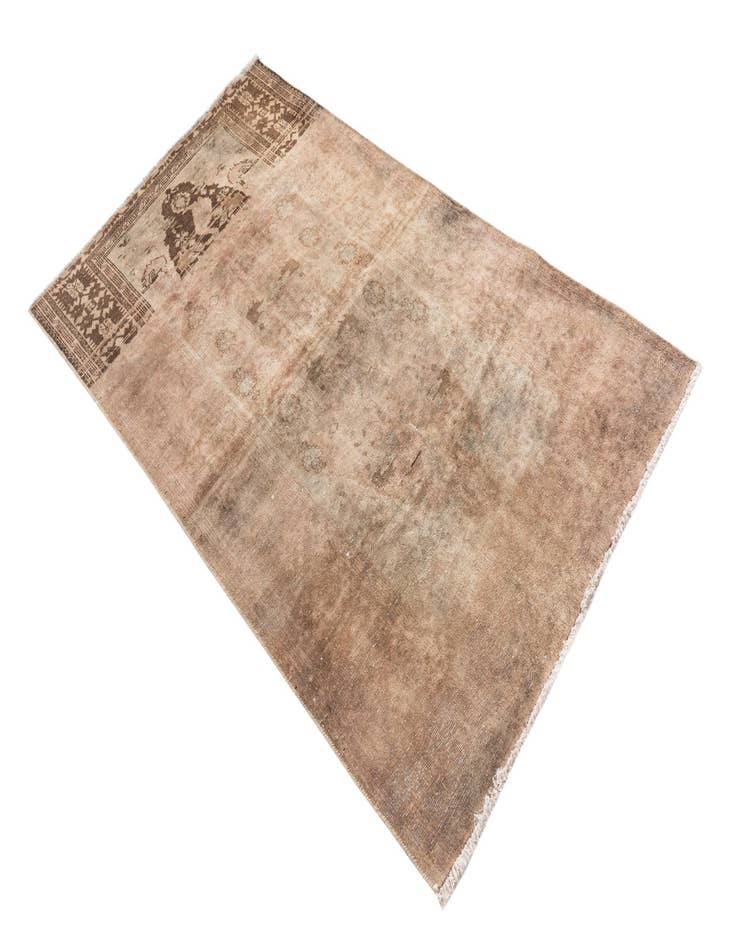 Detail image of  3' 2 x 5' 7  Hand Knotted Ultra Vintage Persian Wool Rug