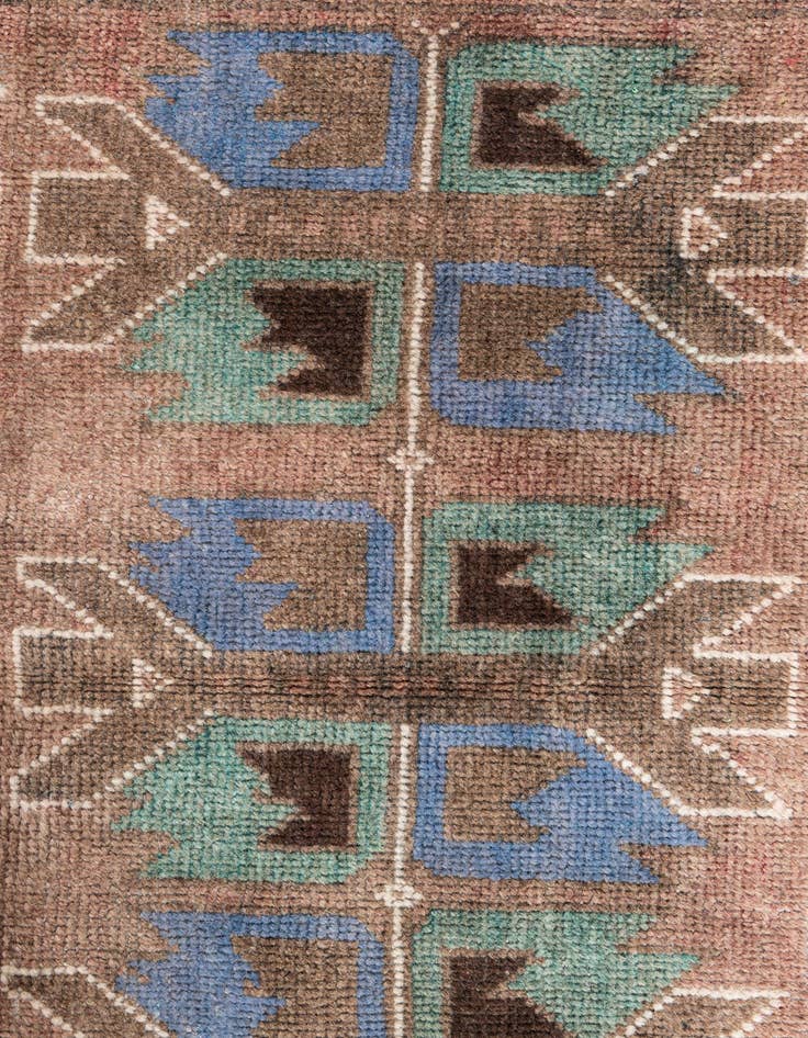 Detail image of  3' 5 x 6'  Hand Knotted Ultra Vintage Persian Wool Rug