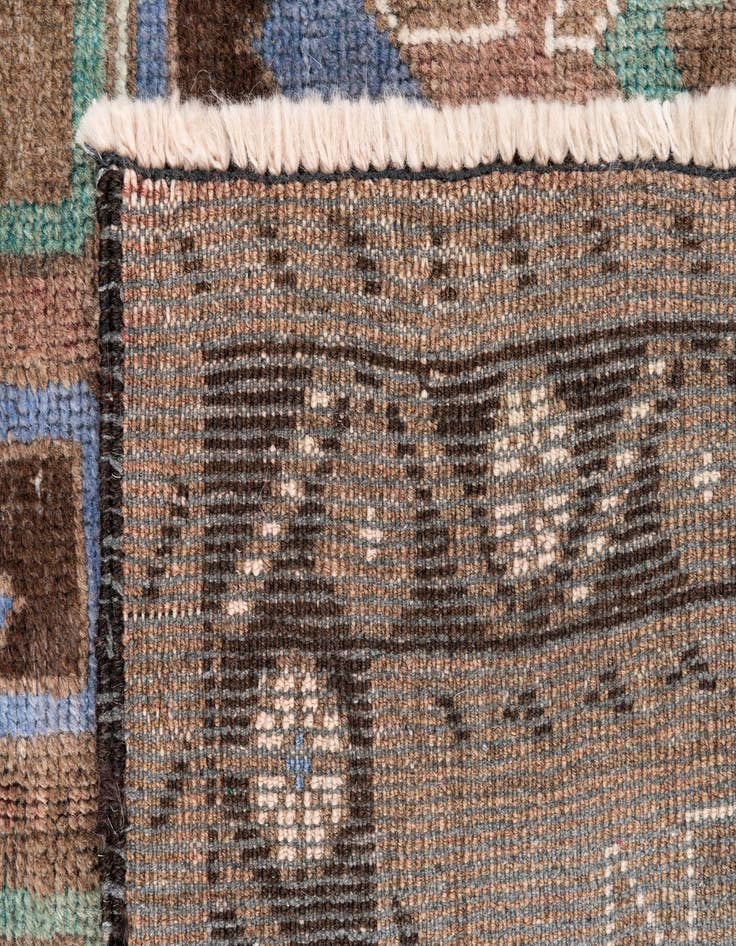 Detail image of  3' 5 x 6'  Hand Knotted Ultra Vintage Persian Wool Rug