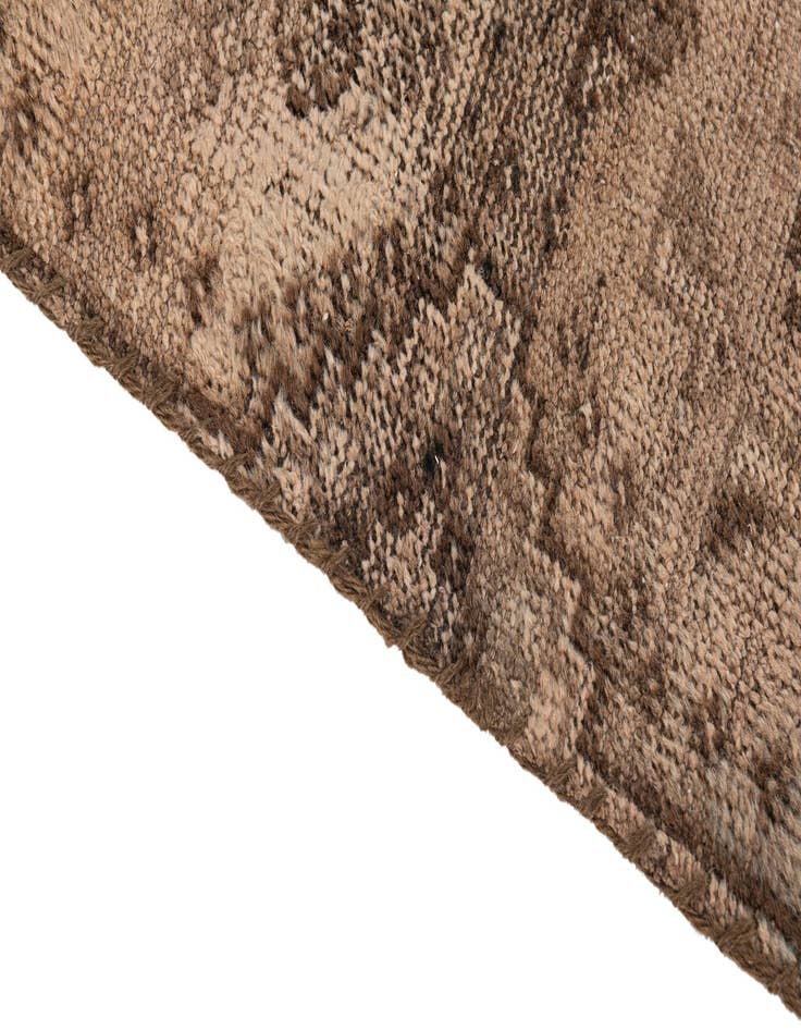 Detail image of  3' 9 x 7' 2  Hand Knotted Ultra Vintage Persian Wool Rug