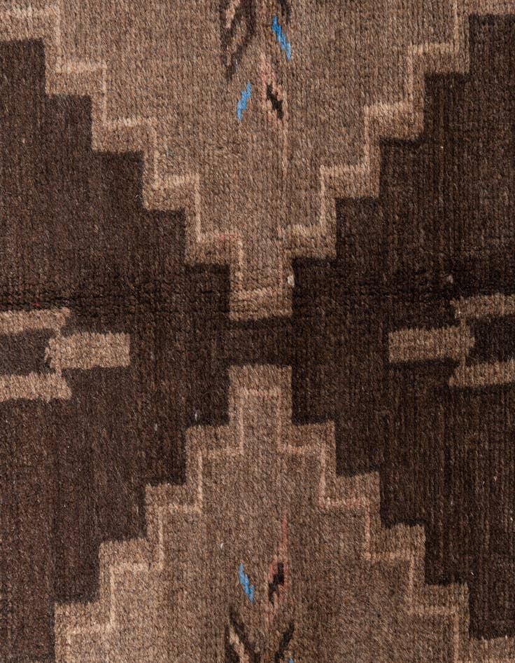 Detail image of  3' 8 x 6' 2  Hand Knotted Ultra Vintage Persian Wool Rug