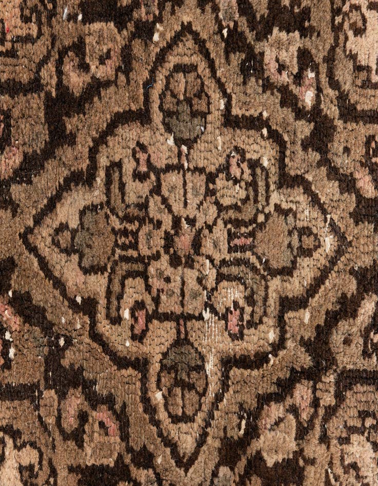 Detail image of  5' 2 x 7' 9  Hand Knotted Ultra Vintage Persian Wool Rug
