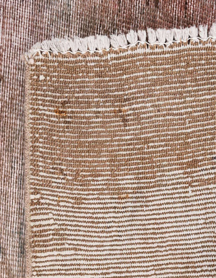 Detail image of  4' 9 x 8' 5  Hand Knotted Ultra Vintage Persian Wool Rug