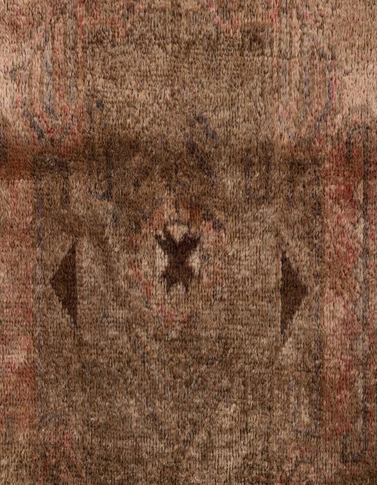 Detail image of  3' 10 x 6' 3  Hand Knotted Ultra Vintage Persian Wool Rug