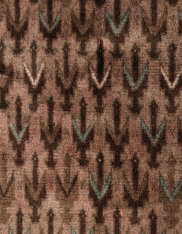 Detail image of  3' 5 x 6' 3  Hand Knotted Ultra Vintage Persian Wool Rug