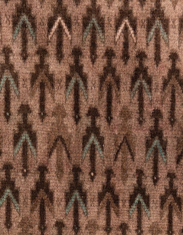 Detail image of  3' 5 x 6' 3  Hand Knotted Ultra Vintage Persian Wool Rug