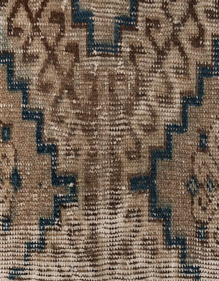 Detail image of  3' 10 x 6' 2  Hand Knotted Ultra Vintage Persian Wool Rug